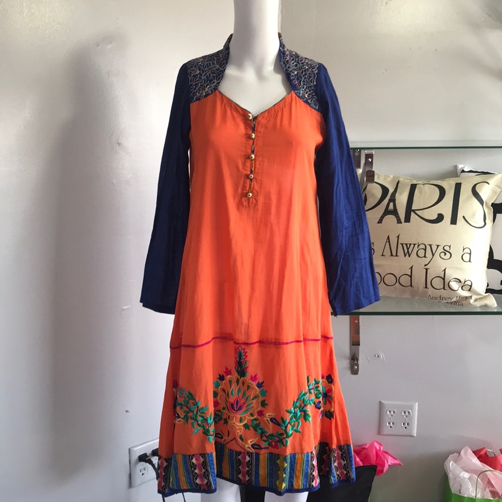 Embroidered dress